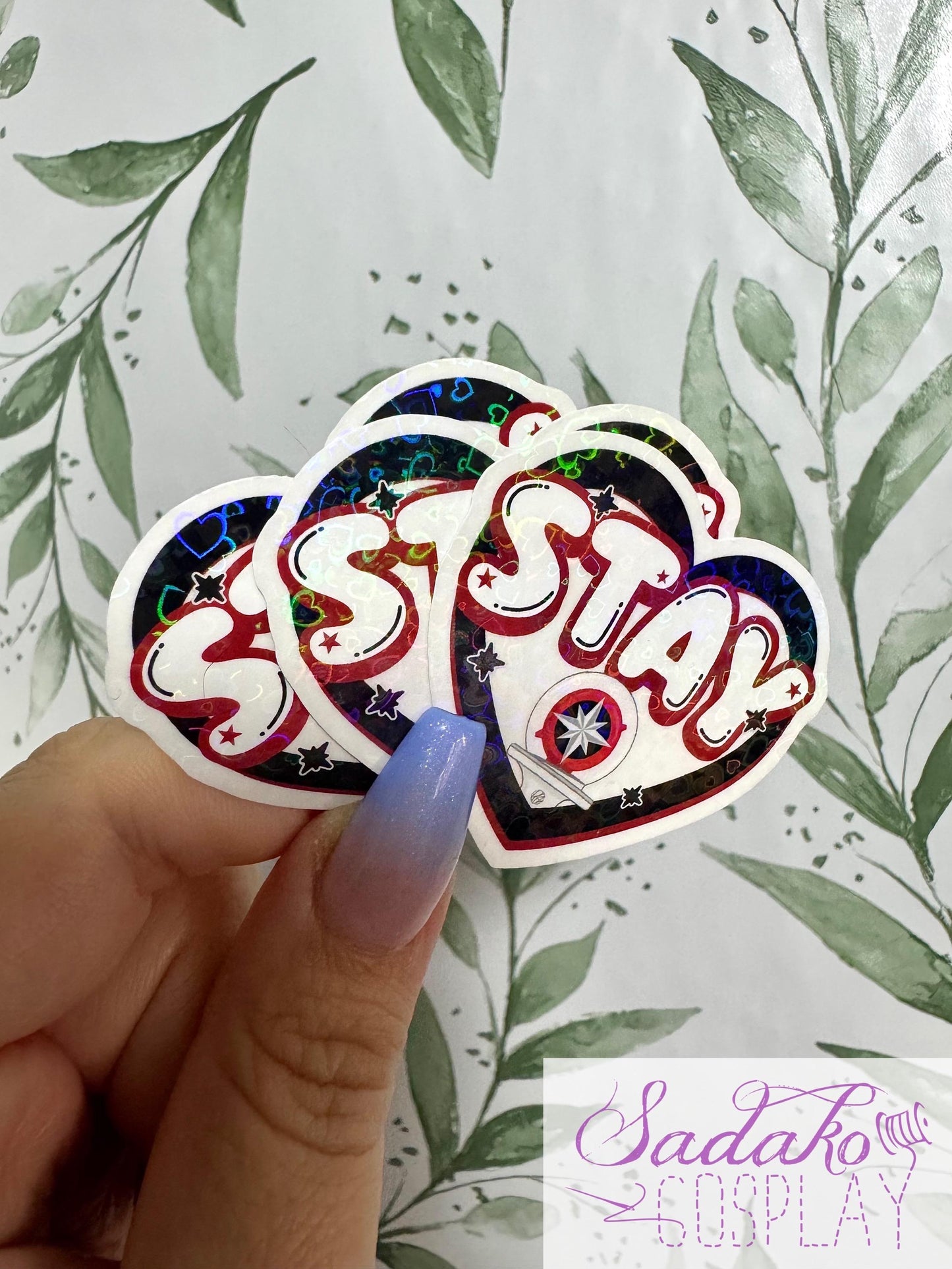 Stray Kids & Stay transparenter Sticker - K-Pop Heart Collection, wasserfester Holo-Aufkleber