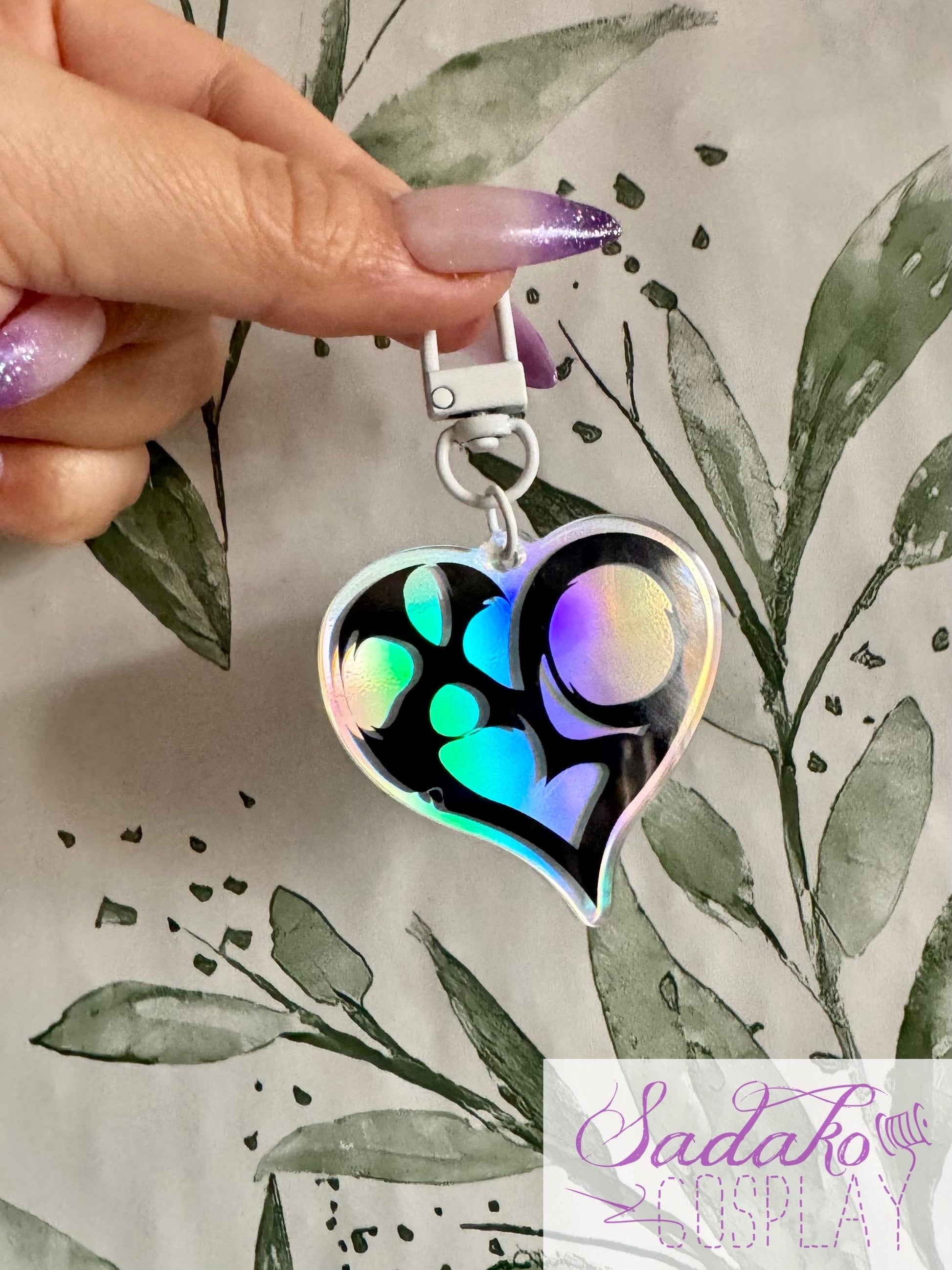 PREORDER XLOV Holo Keychain, acrylic Anhänger für EVOL mit Regenbogen-Effekt
