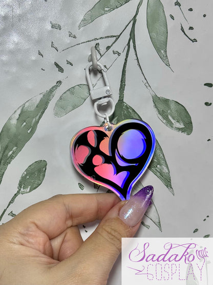 PREORDER XLOV Holo Keychain, acrylic Anhänger für EVOL mit Regenbogen-Effekt