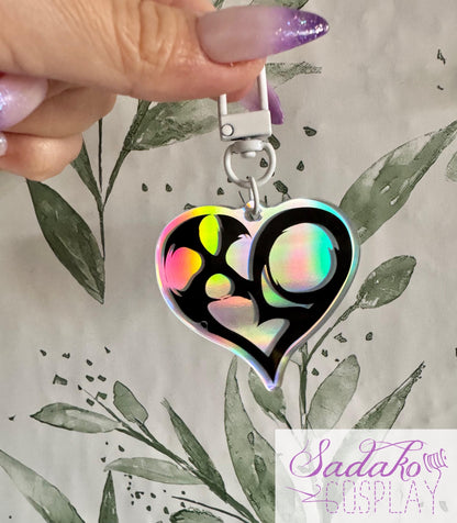 PREORDER XLOV Holo Keychain, acrylic Anhänger für EVOL mit Regenbogen-Effekt
