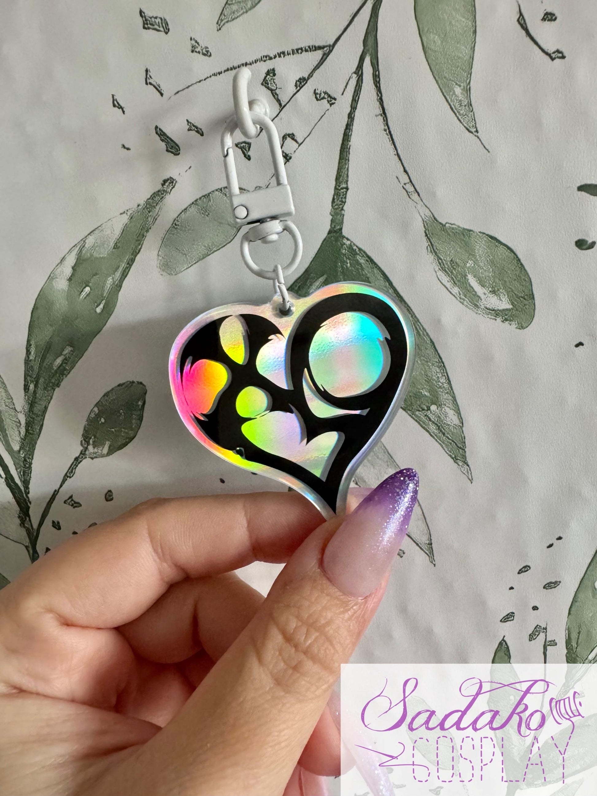 PREORDER XLOV Holo Keychain, acrylic Anhänger für EVOL mit Regenbogen-Effekt