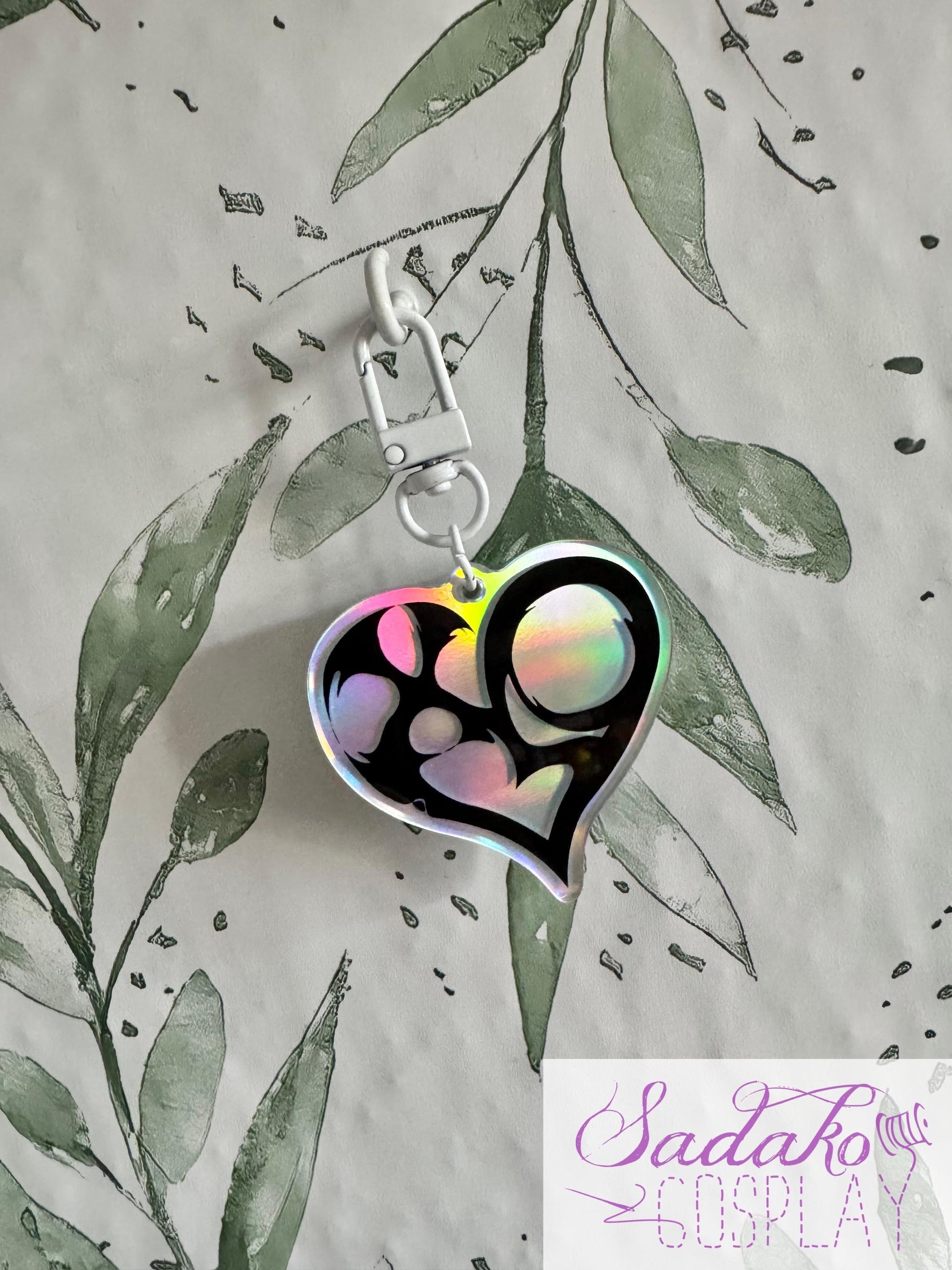 PREORDER XLOV Holo Keychain, acrylic Anhänger für EVOL mit Regenbogen-Effekt