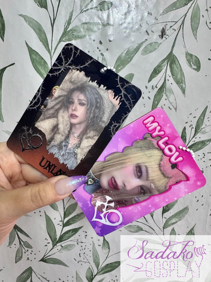 XLOV My LOV pinker Photocard Holder für Evol, K-Pop Fotokarten Halter Acryl