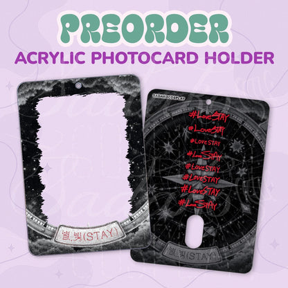 PREORDER Stray Kids Starlight STAY Photocard Holder, Skz K-Pop Fotokarten Halter Acryl, #LoveStay