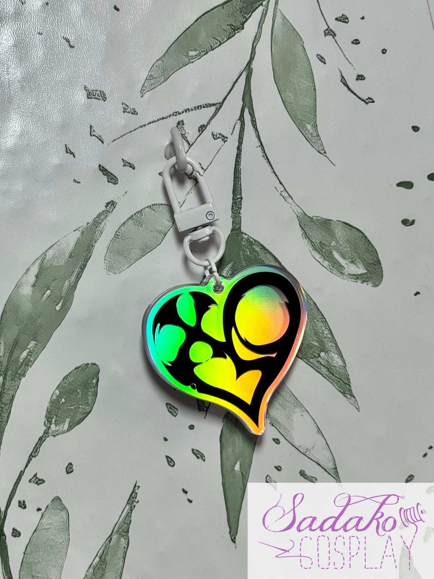 PREORDER XLOV Holo Keychain, acrylic Anhänger für EVOL mit Regenbogen-Effekt