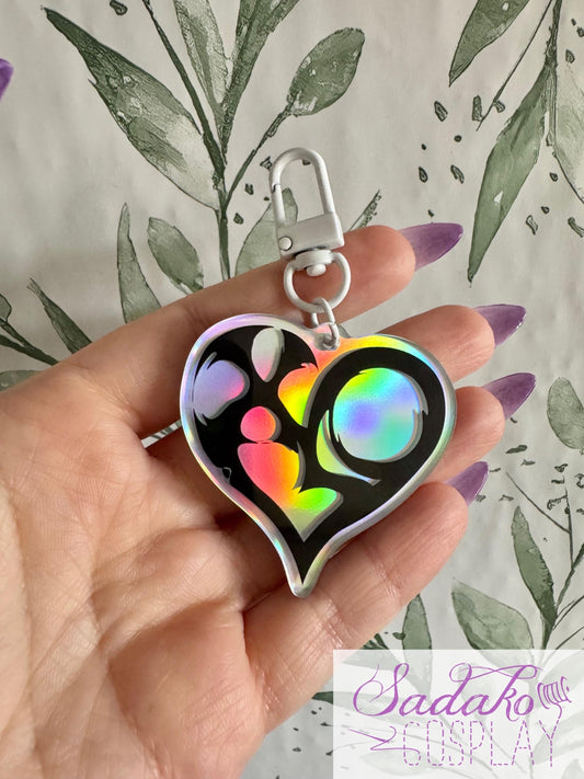 PREORDER XLOV Holo Keychain, acrylic Anhänger für EVOL mit Regenbogen-Effekt