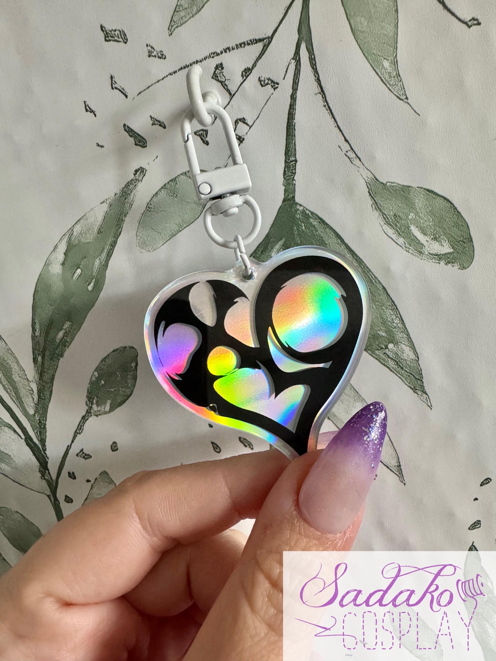 PREORDER XLOV Holo Keychain, acrylic Anhänger für EVOL mit Regenbogen-Effekt