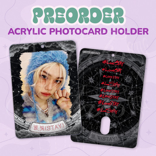 PREORDER Stray Kids Starlight STAY Photocard Holder, Skz K-Pop Fotokarten Halter Acryl, #LoveStay