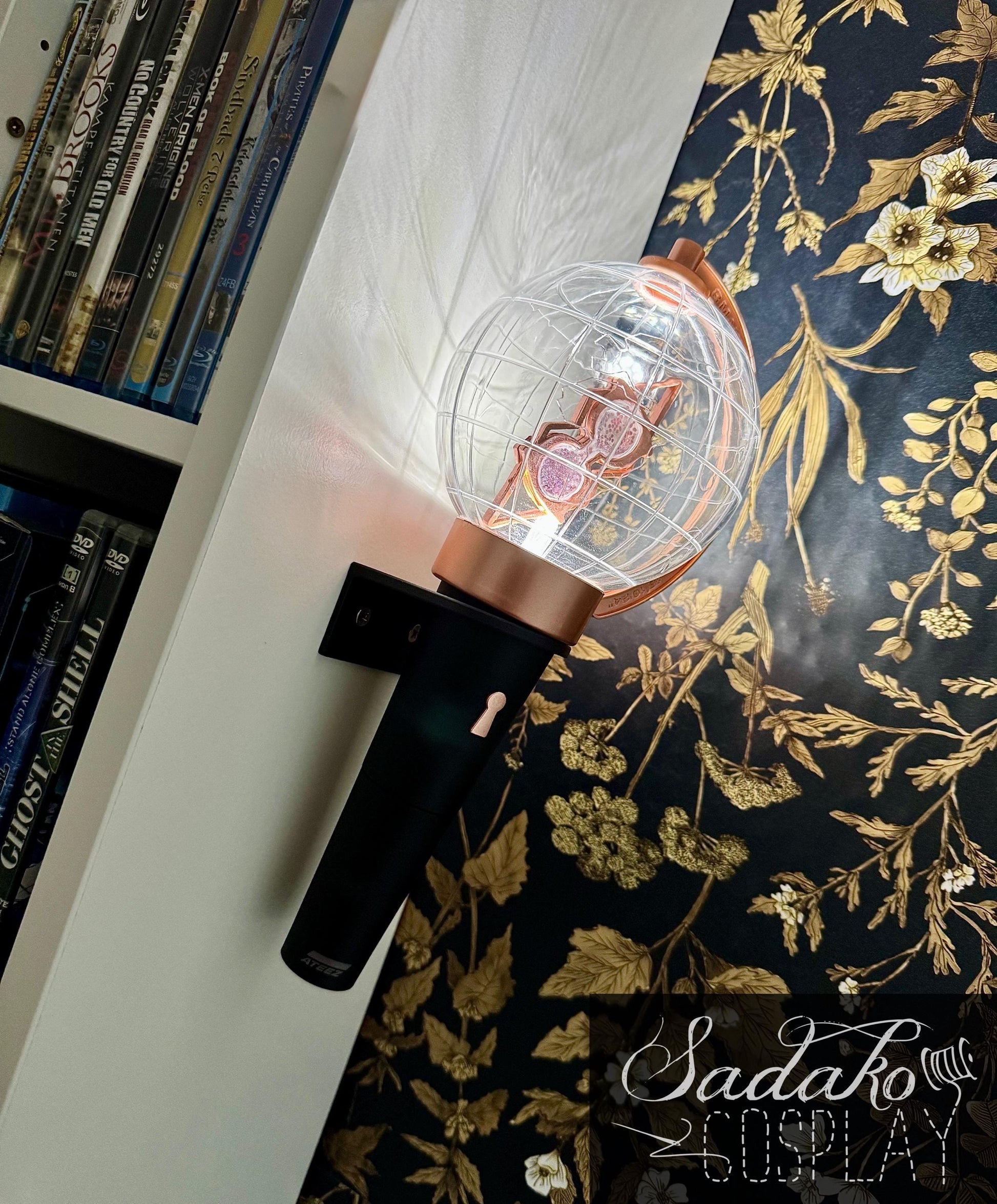 K-Pop Lightstick Wandhalterung - 3D-gedruckter Wand Halter in 3 Größen - zum schrauben oder kleben