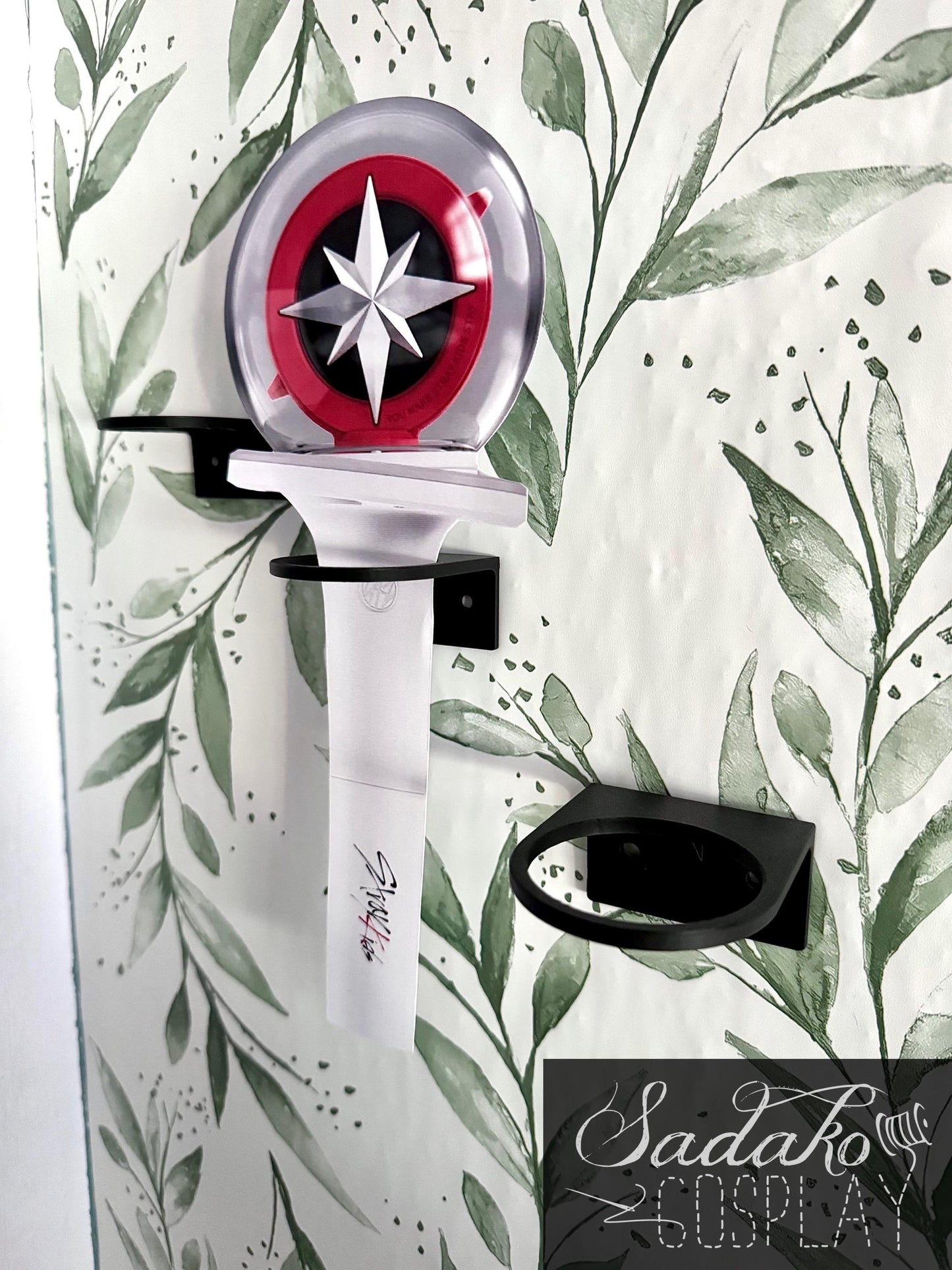 K-Pop Lightstick Wandhalterung - 3D-gedruckter Wand Halter in 3 Größen - zum schrauben oder kleben