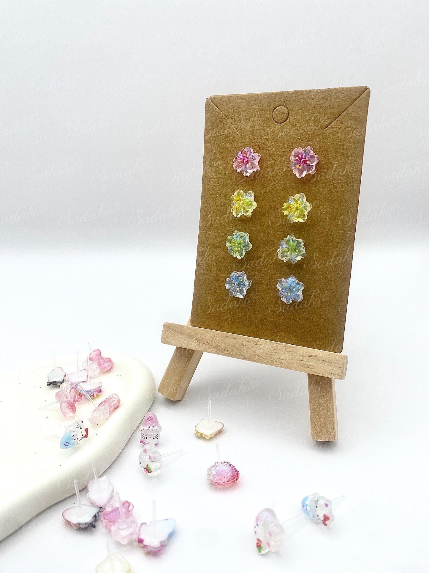 Mix & Match Blumen Mini Ohrstecker