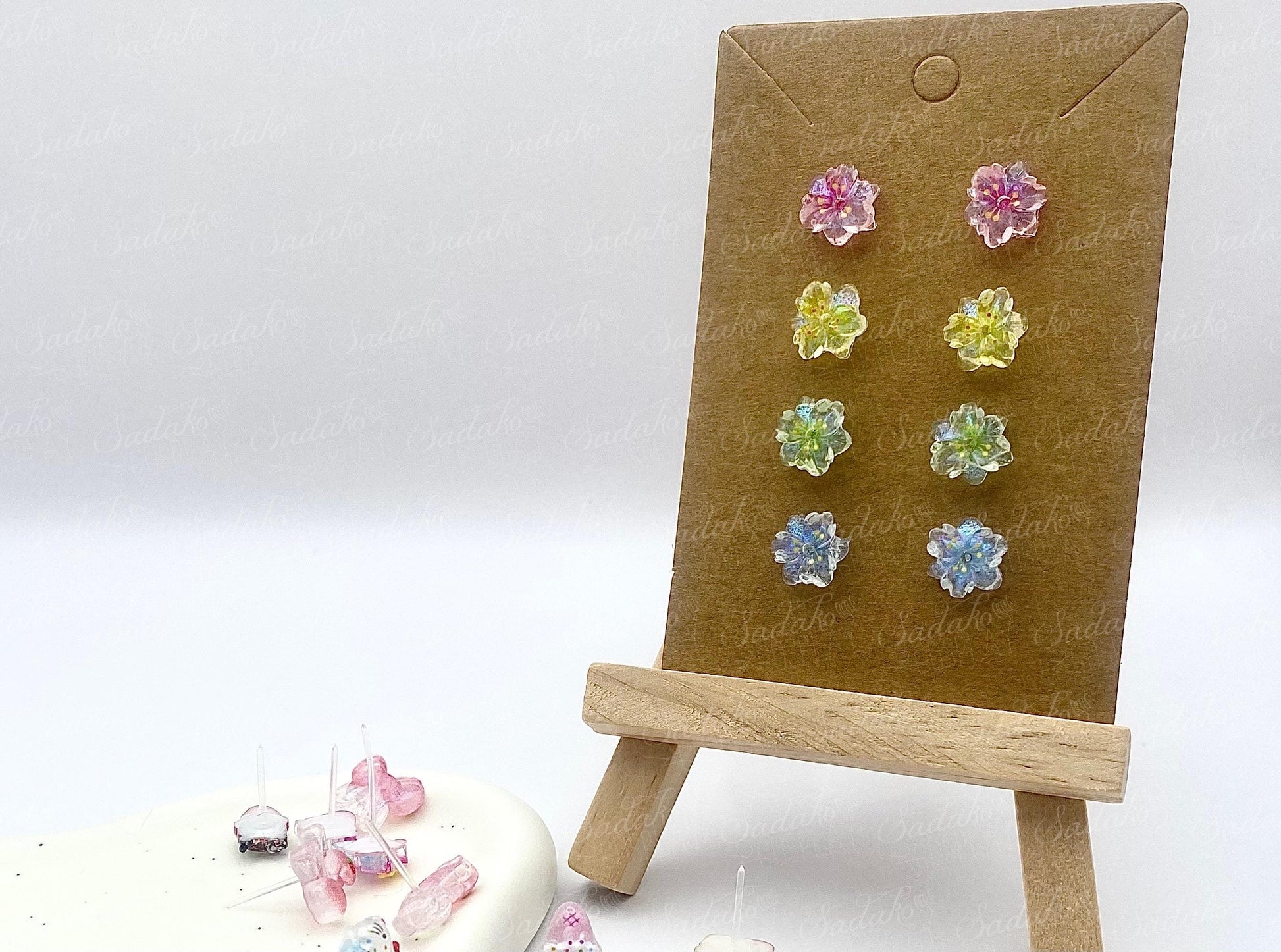 Mix & Match Blumen Mini Ohrstecker