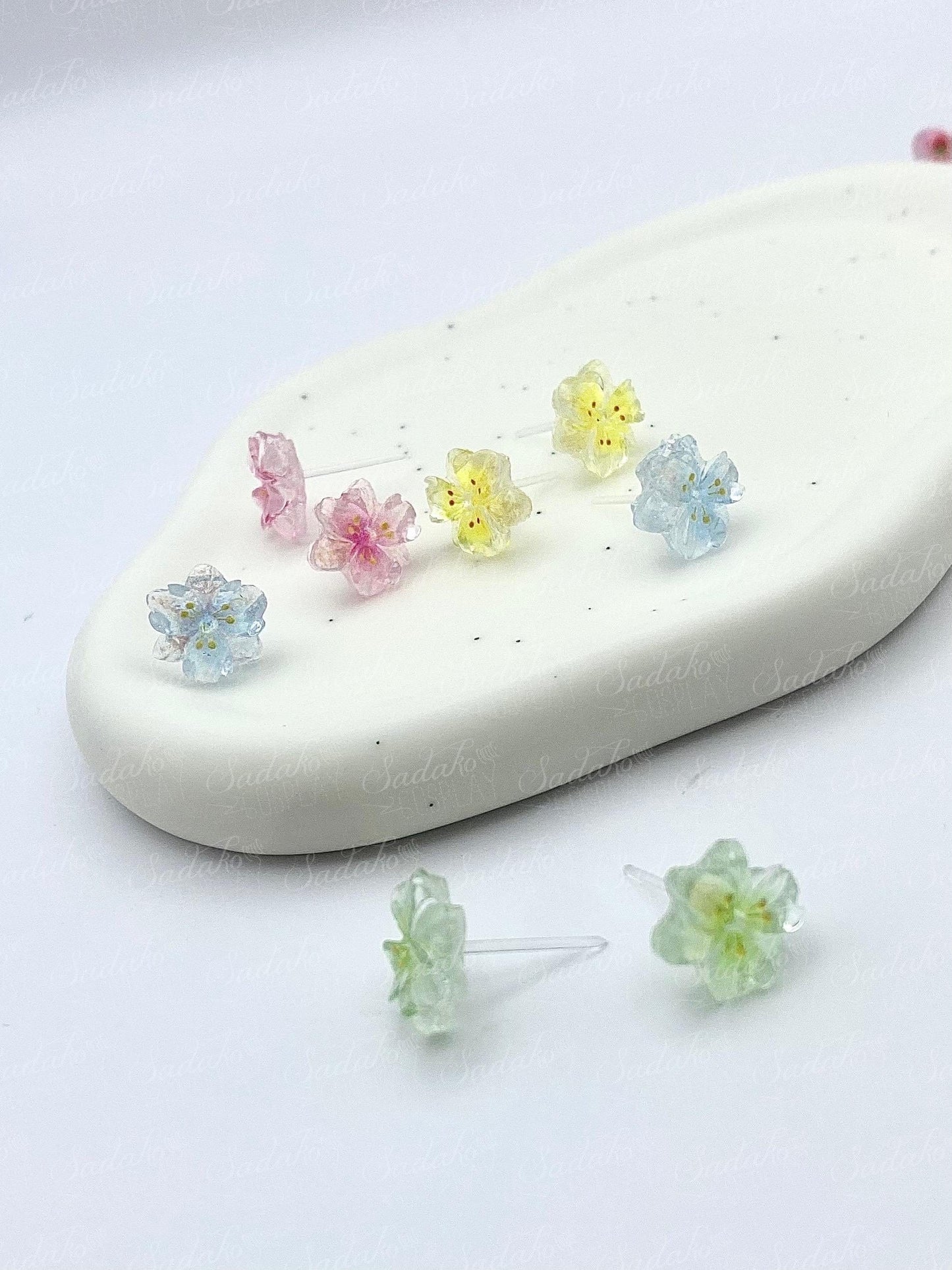 Mix & Match Blumen Mini Ohrstecker