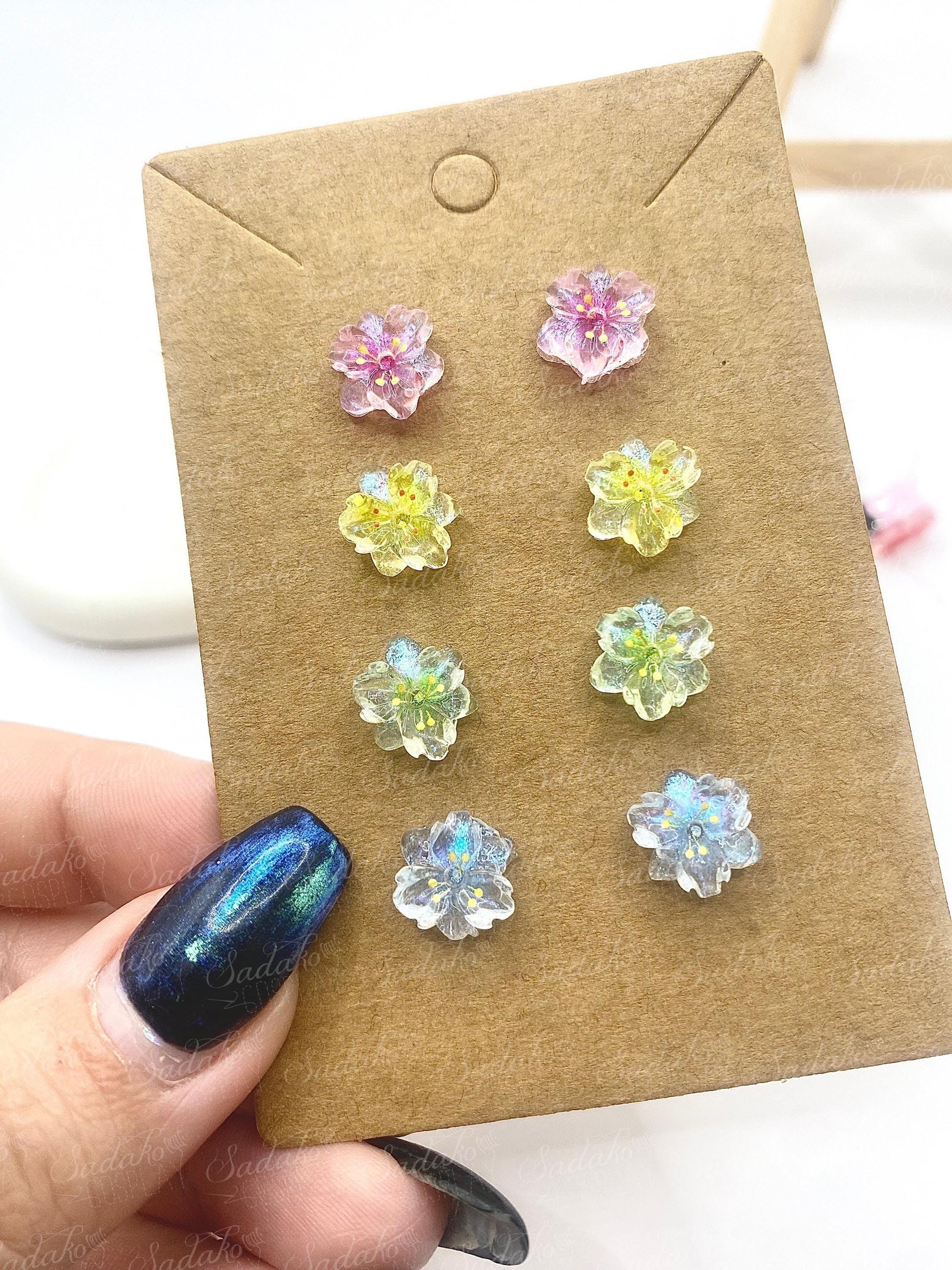 Mix & Match Blumen Mini Ohrstecker