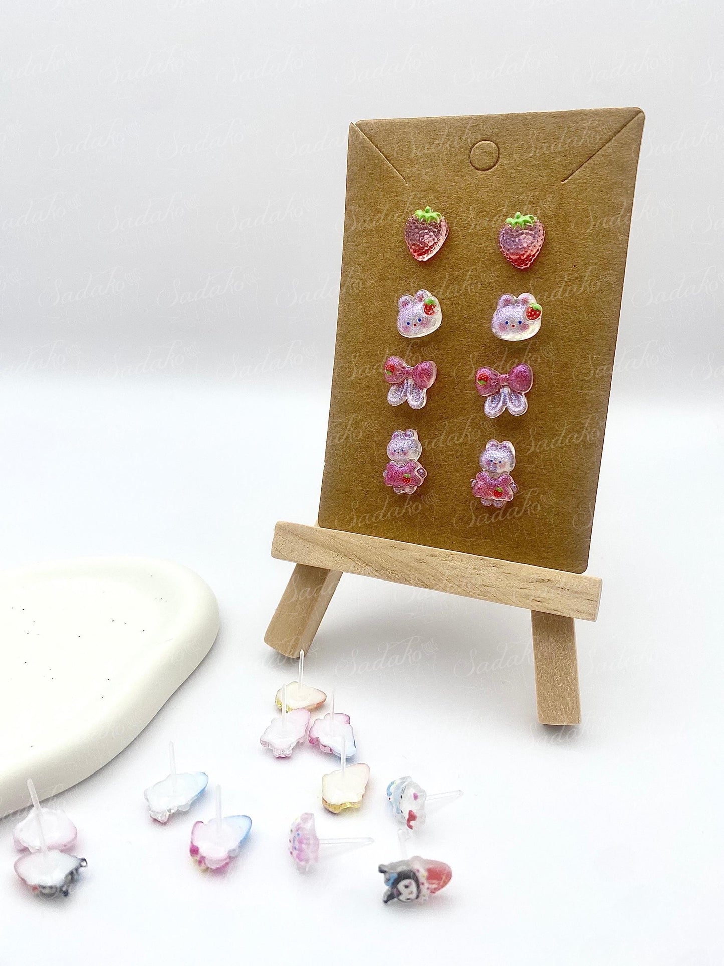 Mix & Match Hasen Mini Ohrstecker