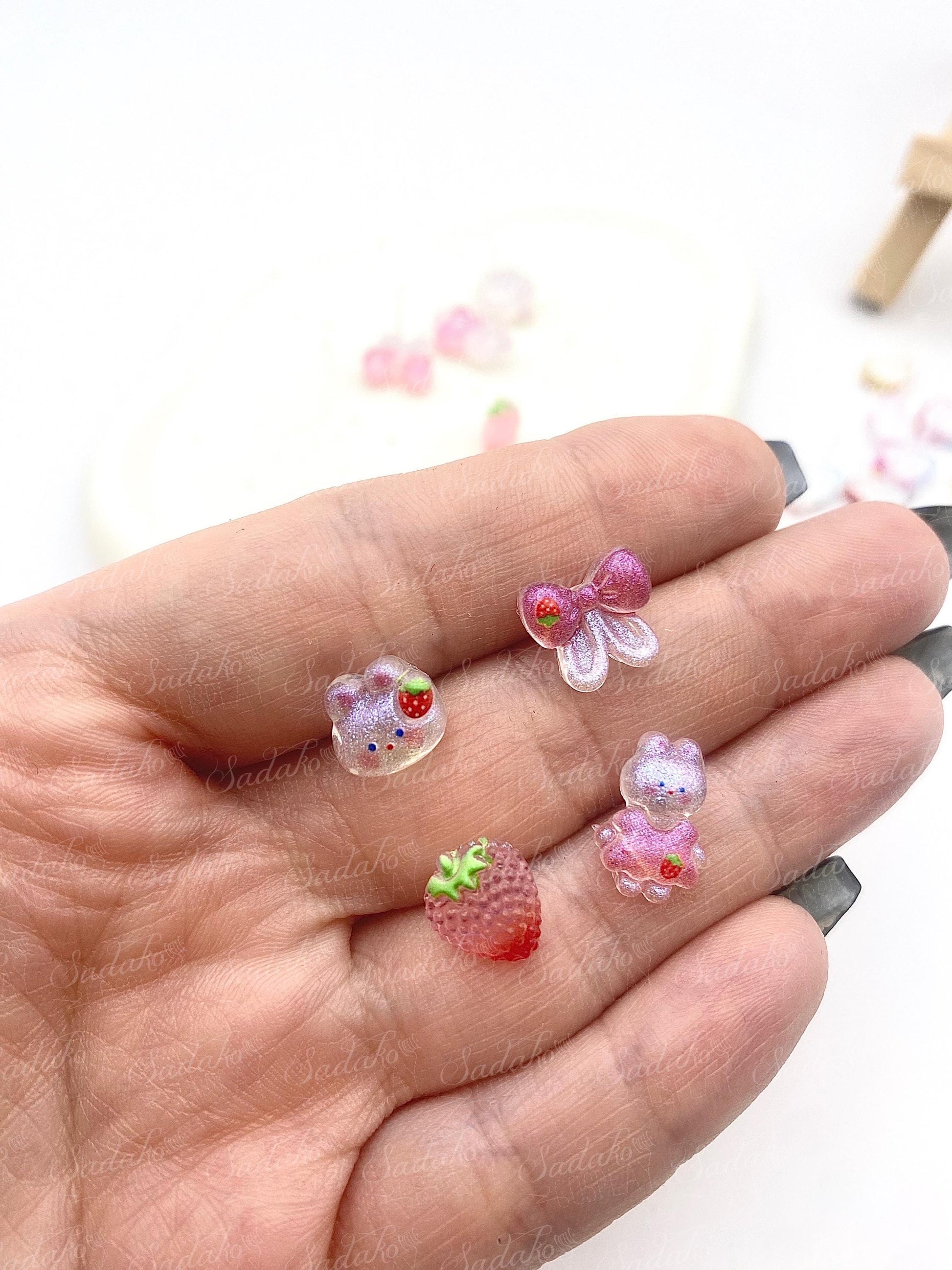 Mix & Match Hasen Mini Ohrstecker