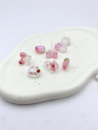 Mix & Match Hasen Mini Ohrstecker