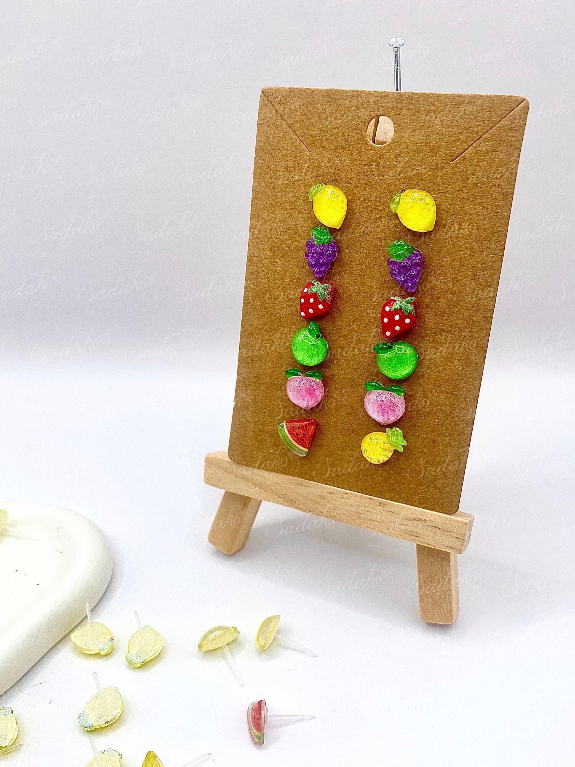 Mix & Match Obst Mini Ohrstecker