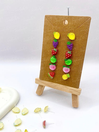 Mix & Match Obst Mini Ohrstecker
