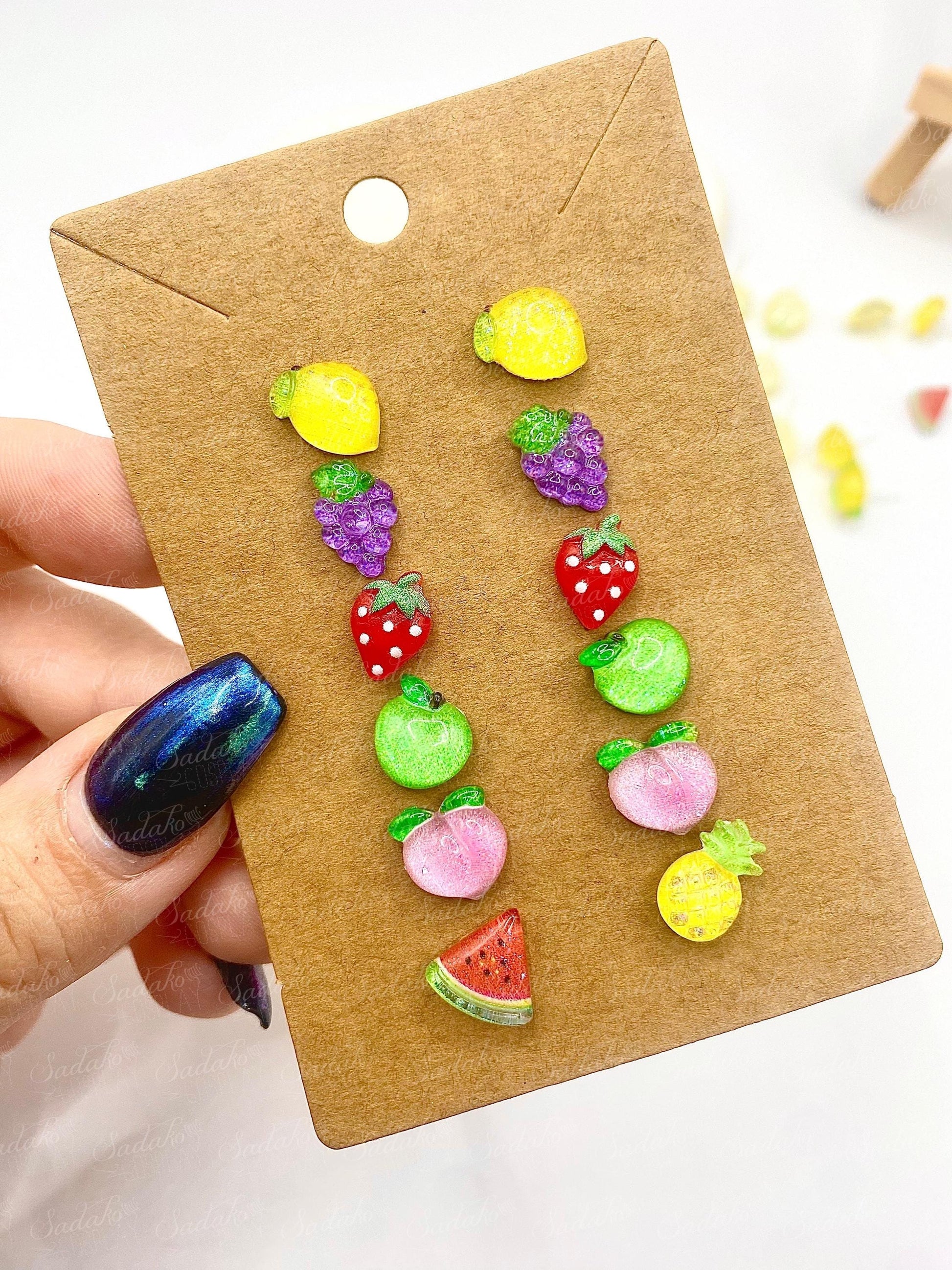 Mix & Match Obst Mini Ohrstecker