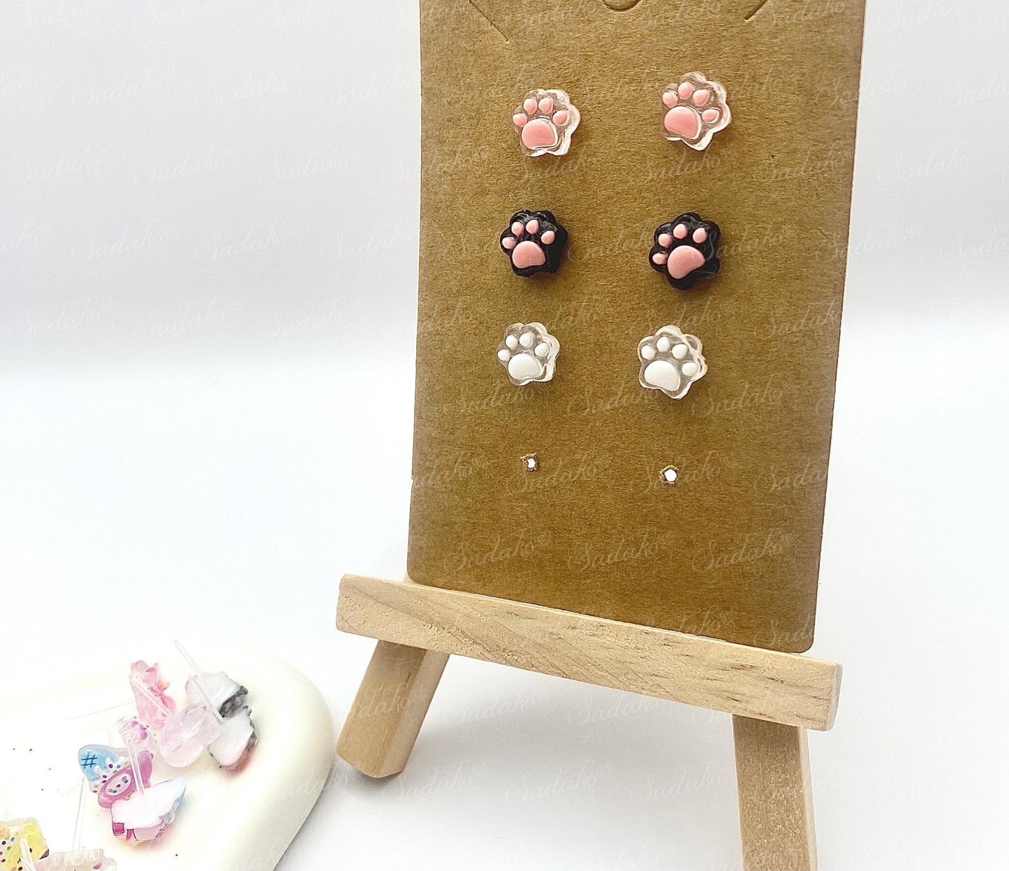 Mix & Match Pfote Mini Ohrstecker