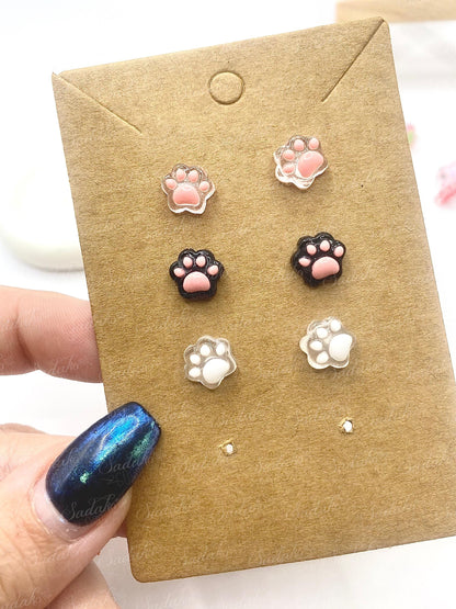 Mix & Match Pfote Mini Ohrstecker