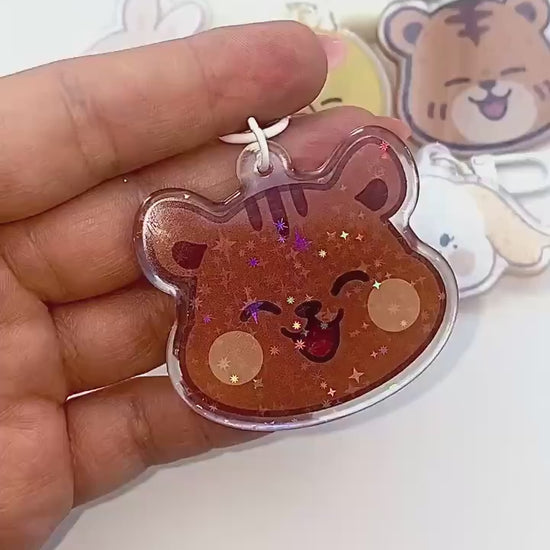 ONEUS Acrylic Keychain, glitzernder Anhänger für TOMOON und K-Pop Fans