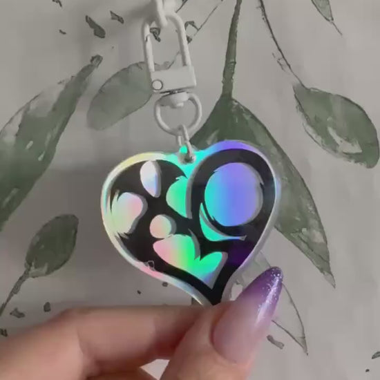 PREORDER XLOV Holo Keychain, acrylic Anhänger für EVOL mit Regenbogen-Effekt