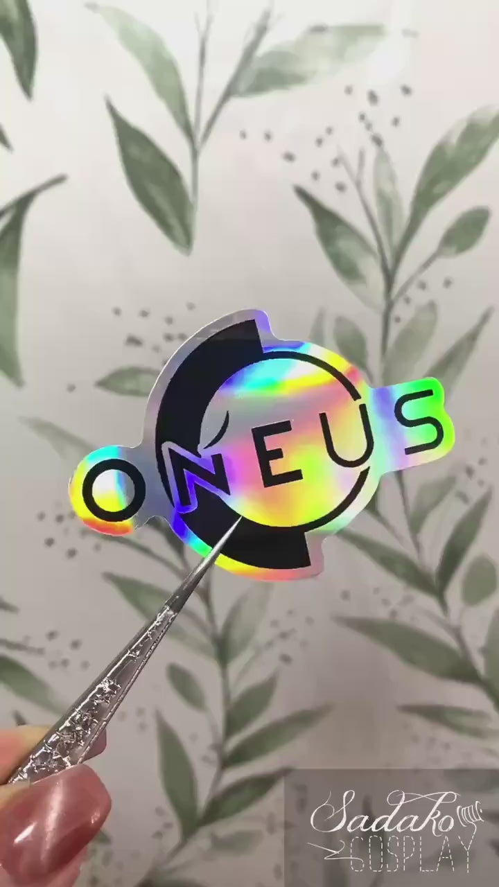 Oneus Holo laser Sticker, K-Pop wasserfester Vinyl Aufkleber