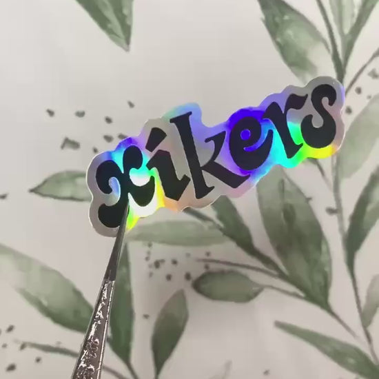 xikers Holo laser Sticker, K-Pop wasserfester Vinyl Aufkleber