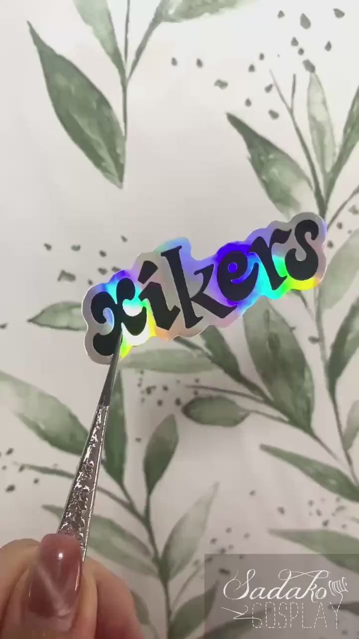 xikers Holo laser Sticker, K-Pop wasserfester Vinyl Aufkleber
