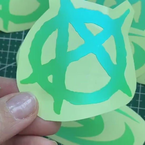 ATEEZ Decal sticker Aufkleber, grün jelly Pastell matt