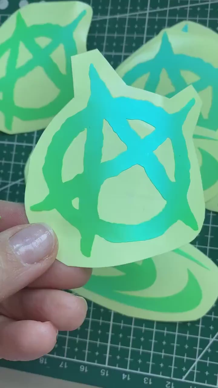 ATEEZ Decal sticker Aufkleber, grün jelly Pastell matt