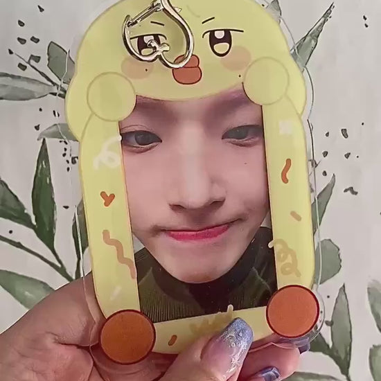 ATEEZ Aniteez Photocard Holder, Atiny K-Pop Fotokarten Halter Acryl