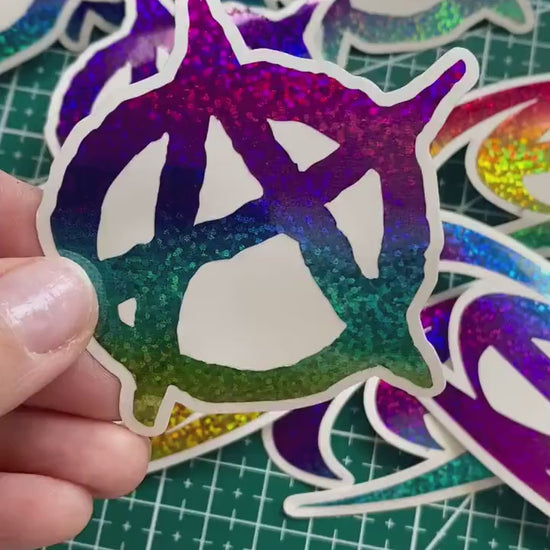 ATEEZ Decal sticker Aufkleber, Regenbogen Holo-Effekt