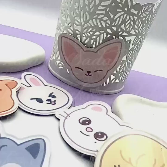 Skzoo Stray Kids Magnet, Acryl fridge Magnet, k-Pop stay skz