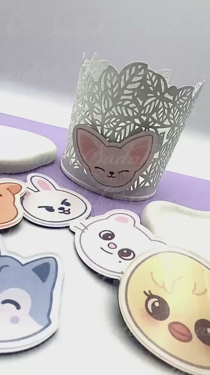 Skzoo Stray Kids Magnet, Acryl fridge Magnet, k-Pop stay skz