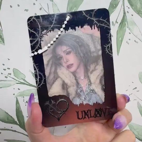 PREORDER XLOV UNLOVE Photocard Holder für Evol, K-Pop Fotokarten Halter Acryl