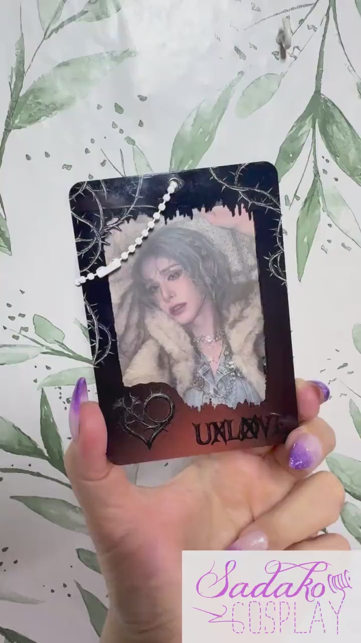 PREORDER XLOV UNLOVE Photocard Holder für Evol, K-Pop Fotokarten Halter Acryl