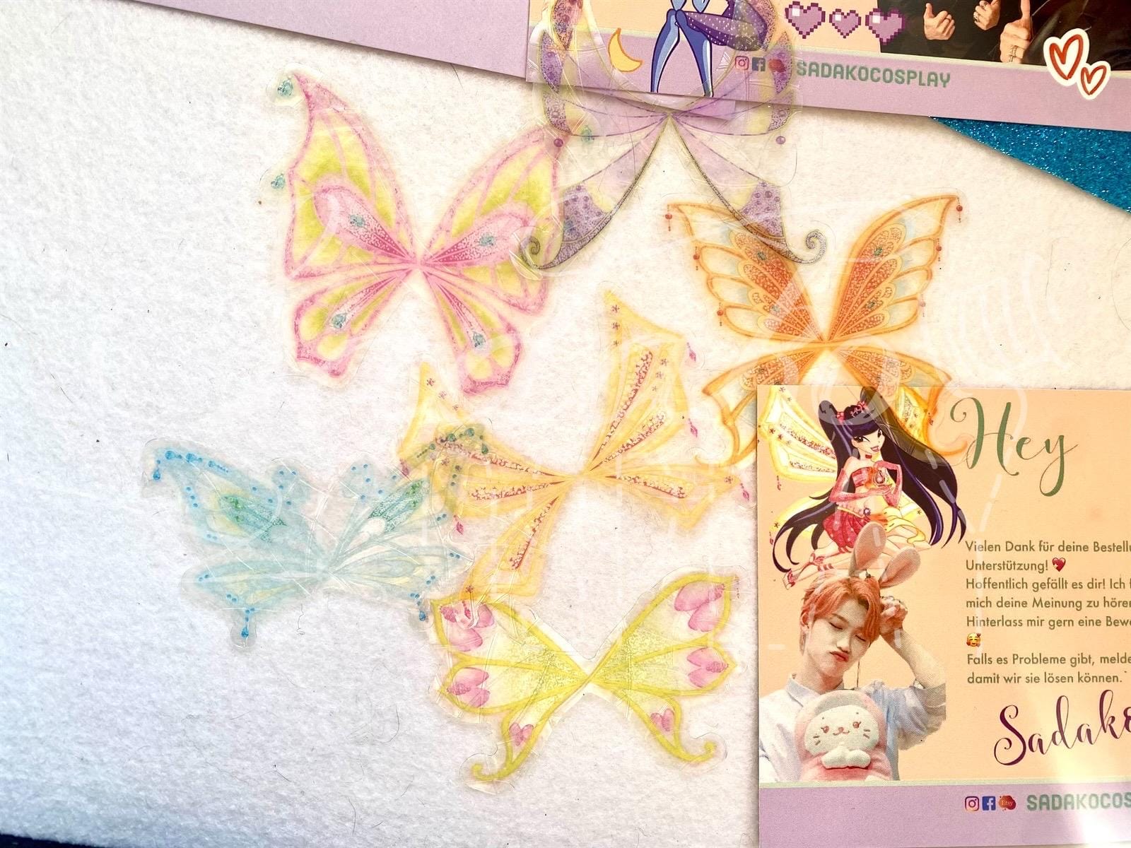 Winx Club Suncatcher, Lichtfänger, Fensteraufkleber - Enchantix Flügel