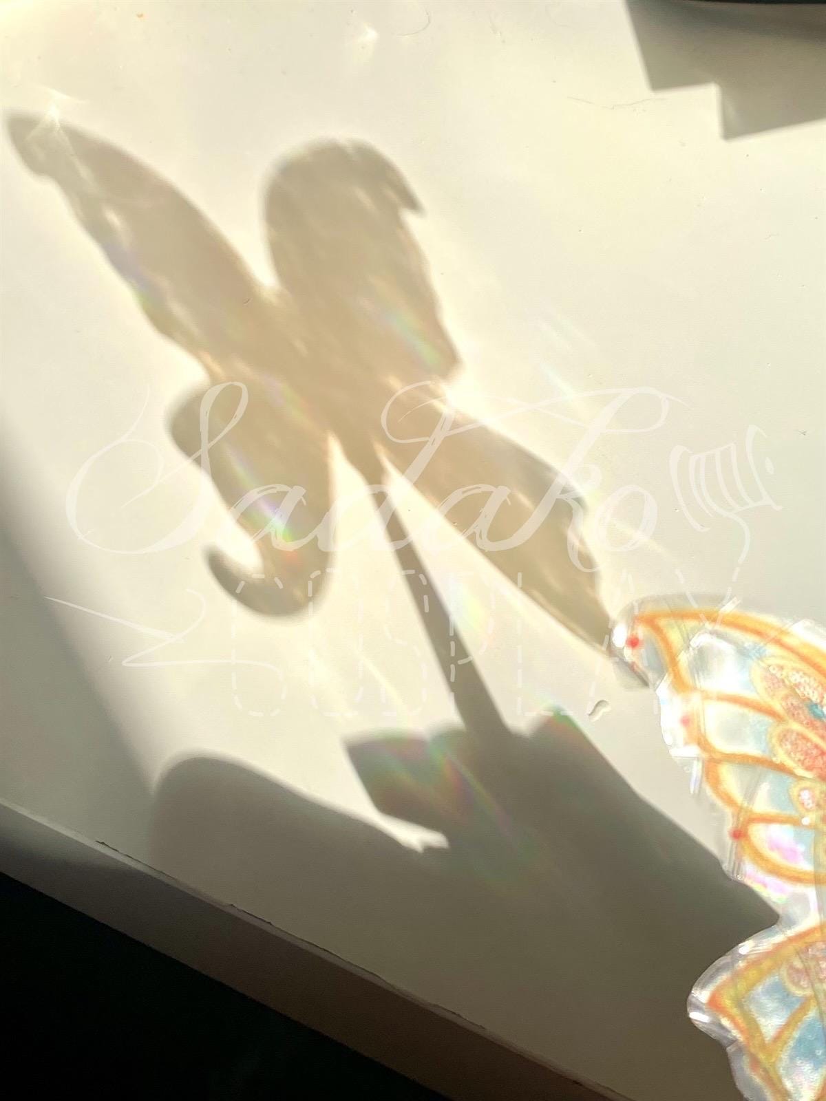 Winx Club Suncatcher, Lichtfänger, Fensteraufkleber - Enchantix Flügel