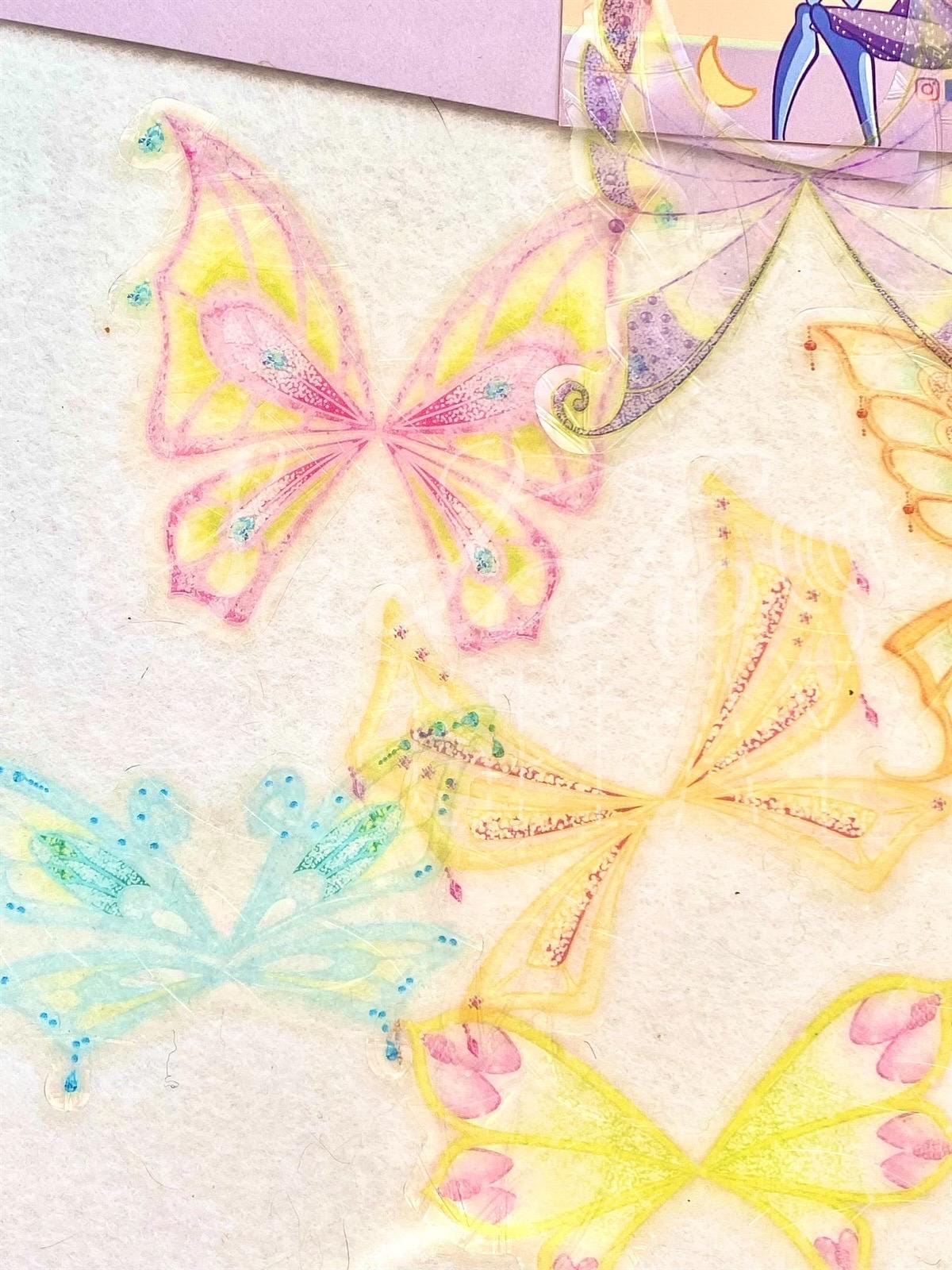 Winx Club Suncatcher, Lichtfänger, Fensteraufkleber - Enchantix Flügel