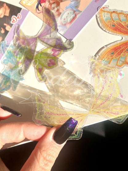 Winx Club Suncatcher, Lichtfänger, Fensteraufkleber - Enchantix Flügel