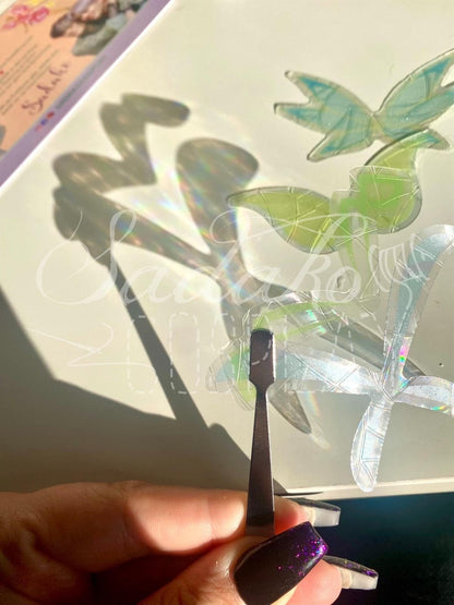 Winx Club Suncatcher, Lichtfänger, Fensteraufkleber - Magic Winx / Charmix Flügel